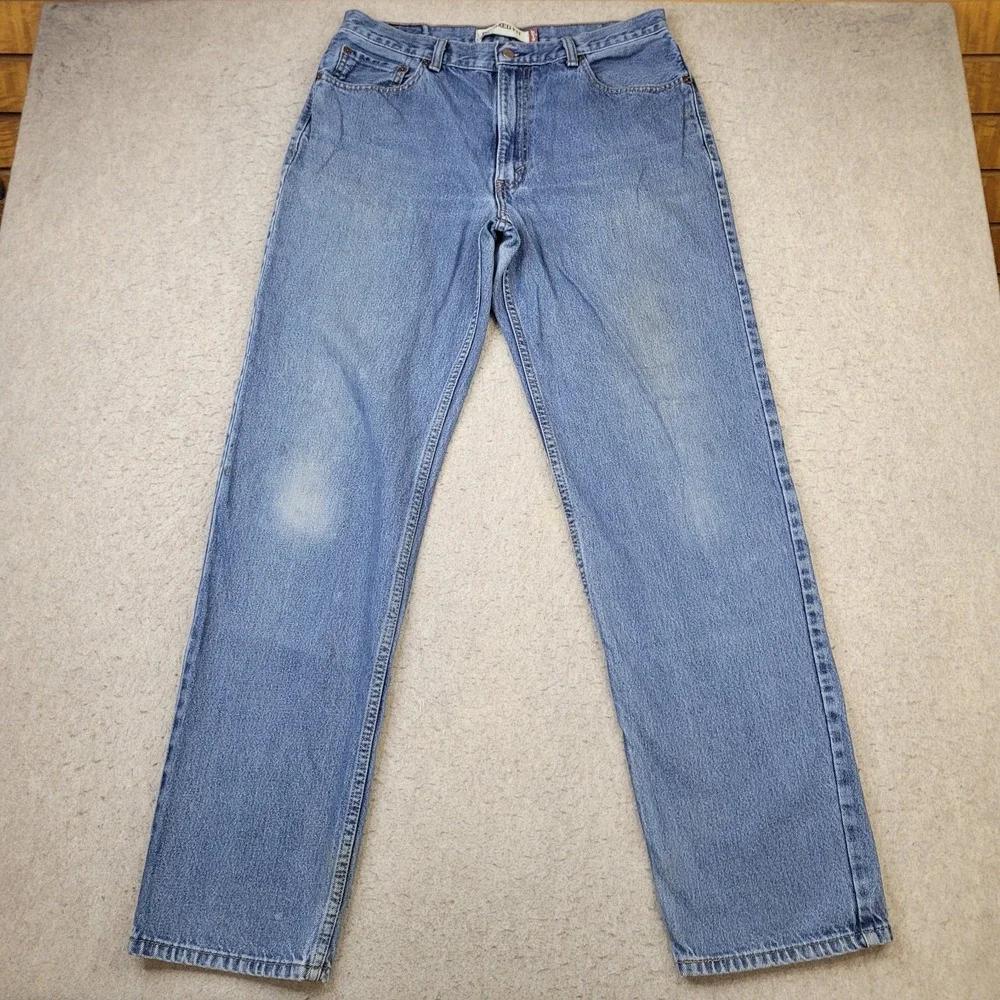 Levi's 550 Jeans Mens 36x34‎ (Tag 36x36) Blue Denim Relaxed Straight Vintage Y2K